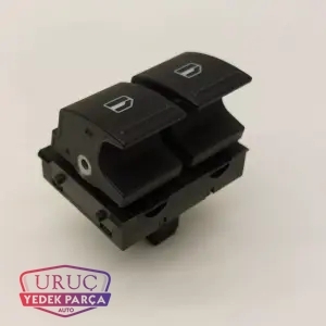 1K3959857C ORJİNAL CAM DÜĞMESİ İKİLİ AMAROK CADDY POLO İBİZA FABİA TRANSPORTER 2005 2022