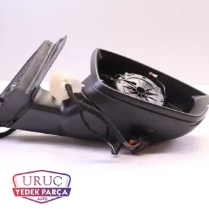 57B857508F ORJİNAL SAĞ DIŞ DİKİZ AYNASI KOMPLE AYARLANABİLİR ISITMALI  KARARTMALI HAFIZALI  11 PİN KAROQ 2018>>