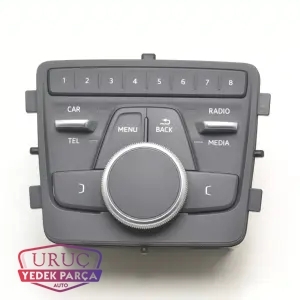 8W0919614M ORJİNAL RADYO MMİ JOYSTİCK KONTROL PANELİ AUDİ A4 A5 RS4 RS5 2016>>2022