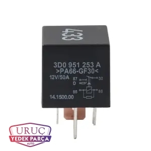 3D0951253A ORJİNAL KIZDIRMA RÖLESİ 433 NOLU VW AUDİ SEAT SKODA 2004 2016